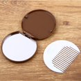 thumbnail image 2 of Espejo portátil mini CHAO diseño moderno kawaii forma de galleta de chocolate, 2 of 5