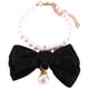 thumbnail image 3 of GOOHOCHY Collar para mascotas con perlas falsas, cadena de perlas, lazo, ligero, para gatos, 3 of 8