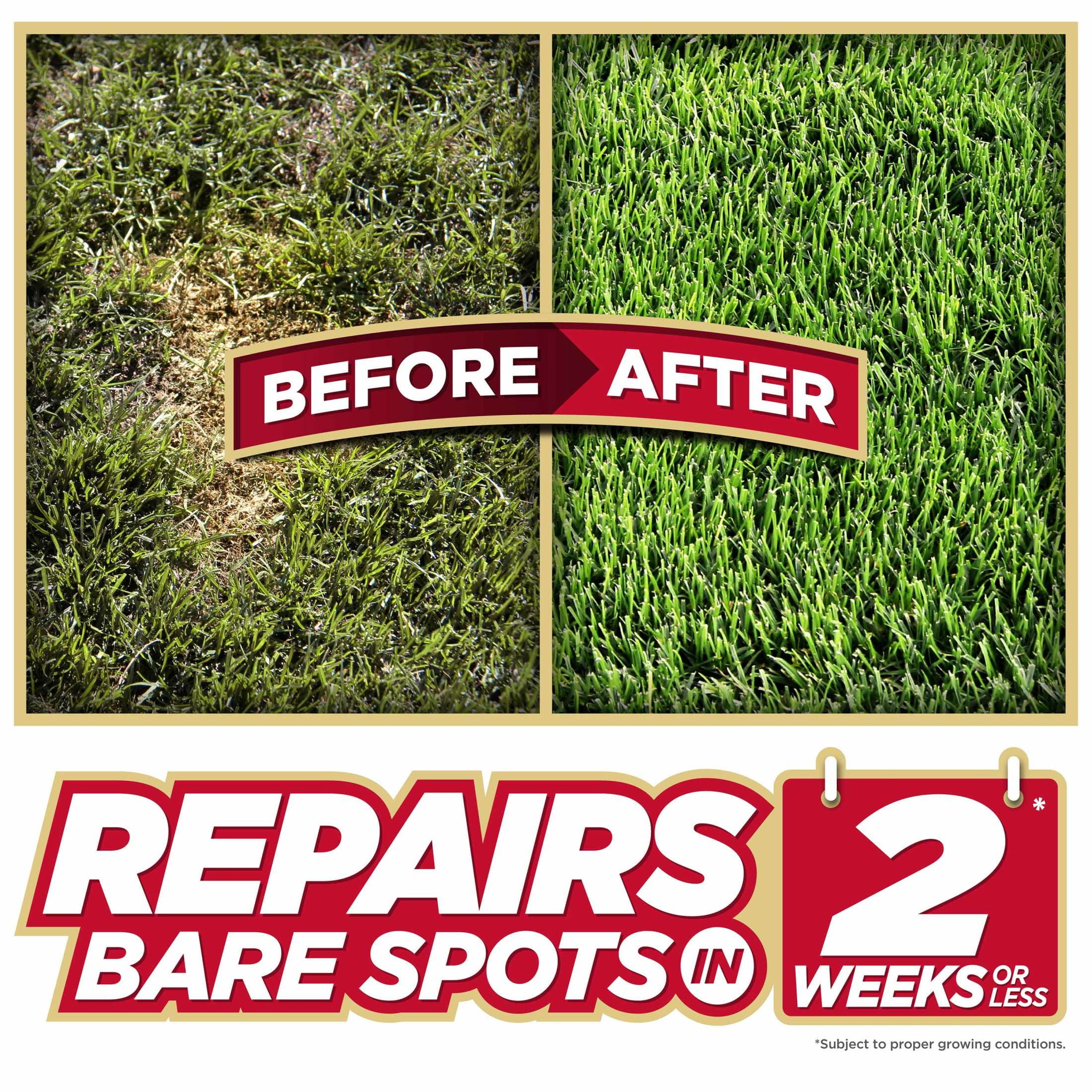 (2 pack) Pennington One Step Complete Patch and Repair Grass Seed Mix, for Sun to Partial Shade Grasses, New 5 lb. Bag