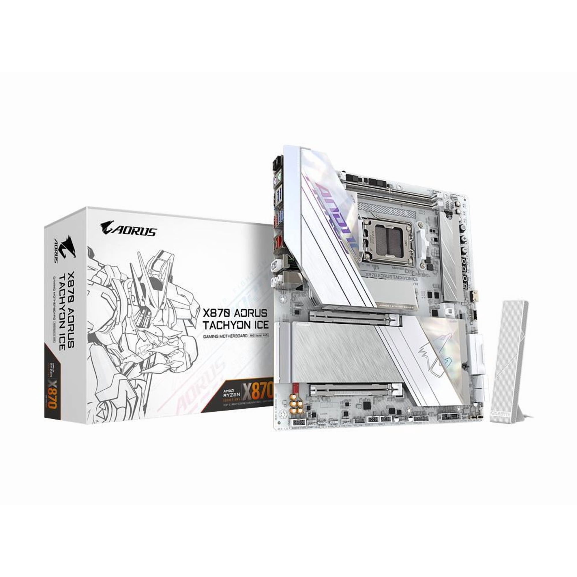 GIGABYTE AORUS X870 TACHYON ICE AM5 AMD X870 Extended ATX AMD X870 Motherboard