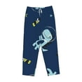 thumbnail image 4 of Bingfone Pajamas For Women,Space Dinosaur Pajama Pants With Pockets-Small, 4 of 9