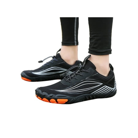 

Bellella Unisex Water Shoes Slip Resistant Aqua Socks Barefoot Yoga Shoe Comfort Sneakers Swim Exercise Athletics Black 9