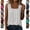 #02 White, variant on Everyday Square Neck Sleeveless Tees Pleated Soft Tunics Loose Comfort Casual Fashion Blouses Leisure Wear Tops, #02 Brown M
