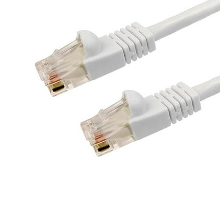 Kentek 10 Feet FT CAT6 UTP Patch Cable 24 AWG 550 MHz Category 6 Unshielded Twisted Pair Short Body Connector Snagless Molded Boot Ethernet RJ45 Network Internet Cord
