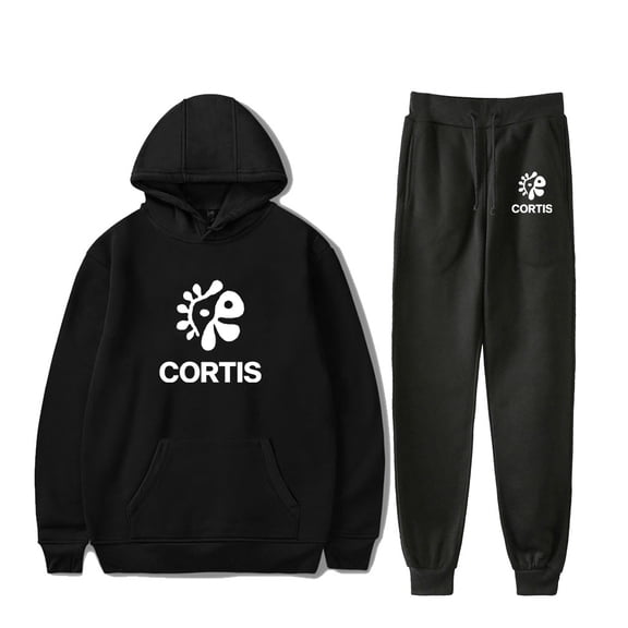 CORTIS Logo Hoodie Jogger Pants Two Piece Set Sweatshirts Sweatpants Women Men Outfit Sets