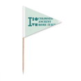 thumbnail image 1 of Colosseo Cure-Dents Romains Anciens Italie Triangle Toppers de Cupcake Drapeau, 1 of 3