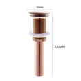 thumbnail image 1 of Desagües Del Fregadero Desagüe de lavabo Tipo de prensa Tapón de fregadero Escurridor Solapa universal Suministros de ducha de baño Hugtrwg Libre de BPA, 1 of 7