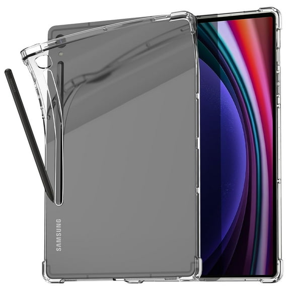 AICase Clear Case for Samsung Galaxy Tab S9 11" 2023, Slim Thin Transparent Crystal Case with Pen Holder Non-Yellowing Anti-Scratch Shockproof Durable Case for Samsung Galaxy Tab S9,Clear