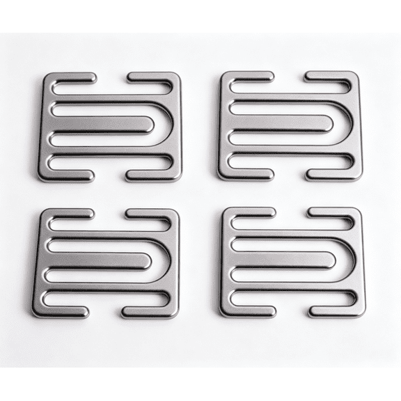 4 Pcs Seatbelt Comfort Adjuster, Shoulder & Neck Relief Clips for Seat Belt Pads, Anti-Slip Durable Universal Fit (Grey)