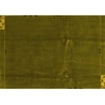 thumbnail image 1 of Ahgly Company Indoor Rectangle Abstract Yellow Modern Area Rugs, 8' x 10', 1 of 4