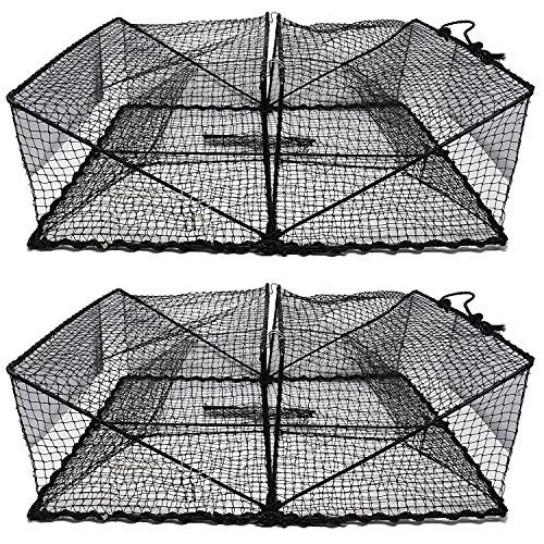2-Pack of KUFA Sports Cray Fish Trap (Size: L 24" x H 24" x W 10") S38x2