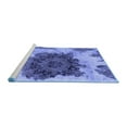 thumbnail image 2 of Ahgly Company Machine Washable Indoor Rectangle Abstract Blue Modern Area Rugs, 8' x 12', 2 of 4