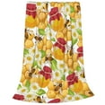 thumbnail image 2 of Sikiie Bees Honeycomb Jars Of Honey Flowers Ultra-Soft Micro flannel Blanket Luxury All Seasons Warm Blanket for Bedding Sofa and Travel (4 sizes)-40"x30", 2 of 7