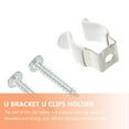 LED Bulb Holder Brackets for Mounting Pipe Shelf Fluorescent Tube Light