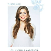 Embroidered Notice Graduation Thank You Card