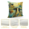 thumbnail image 4 of Expressionism Pillow Covers Art Painting Pillow Cases Velvet Decorative Cushion Covers, 4 of 5