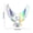 Colorful, variant on Colorful Multicolor Rainbow Eagle Vinyl Sticker Decal For Car Laptop Truck Waterproof Pvc Material With Vibrant Iridescent Finish Adds A Unique Colorful Touch To Your Vehicle Or Device Dec