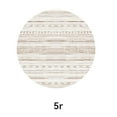 thumbnail image 5 of VUNATE 5'x5' Round Rugs for Living Room Washable Rugs Boho Moroccan Area Rug Soft Neutral Geometric Bohemian Carpet Distressed Indoor Rug for Bedroom Dining Room Office Foldable Nonslip Rug Brown, 5 of 7
