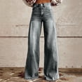 thumbnail image 1 of WILLBEST Jeans Mujer Pantalones Vaqueros de Pierna Ancha para Mujer, de Cintura Alta, Con Estampado Floral de Los Años 90, Informales, Cómodos y Elásticos. 1002 Extra Grande, 1 of 6