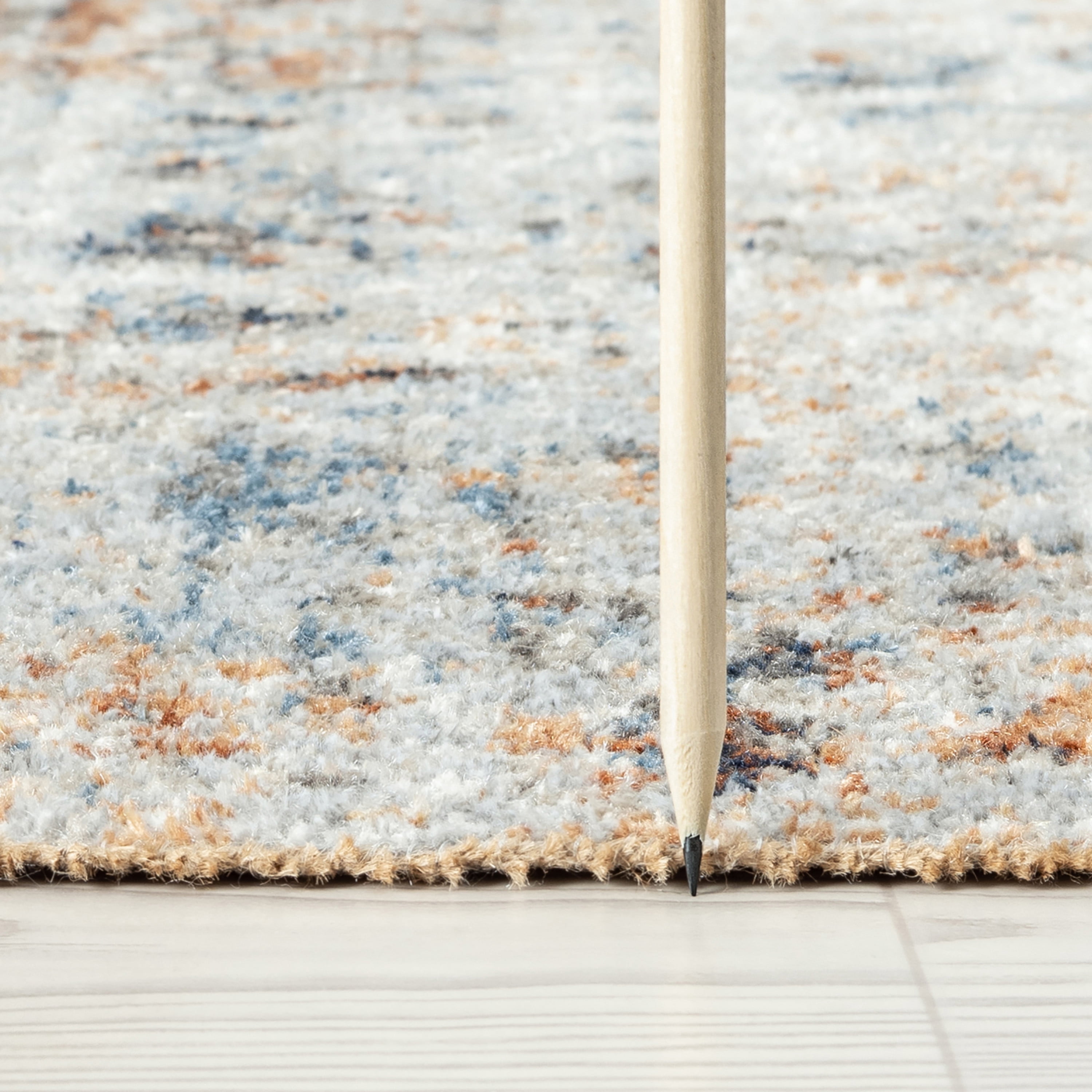 Contemporary 5x8 Area Rug (5'3'' x 7'3'') Abstract Multi, Multi Living Room Easy to Clean