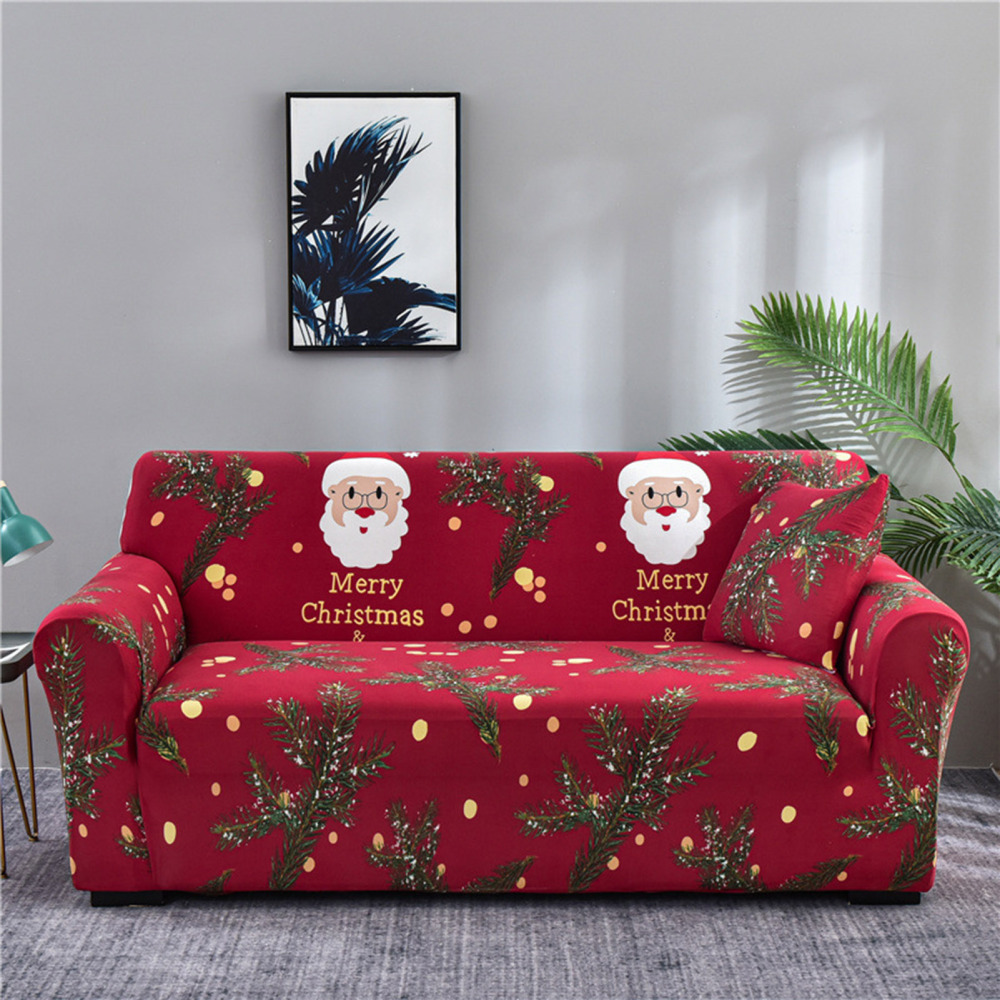 Christmas Printed Sofa Cover Home Decor Removable Sofa Cover for Living
