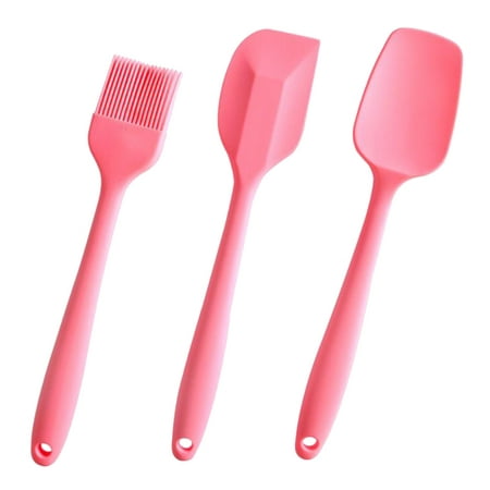 

Ozmmyan Kitchen & Dining 3PCS Heat Resistant Flexible Silicone Spatulas Cake Spatula Scraping Baking Scra Kitchen Gift on Clearance