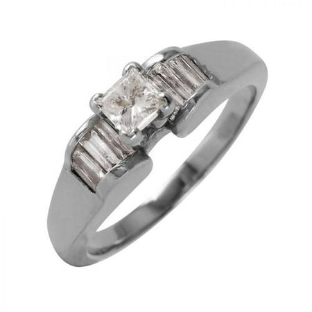 Foreli 0.97CTW Diamond 14K White Gold Ring MSRP$12080.00