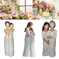 thumbnail image 6 of YWIYIUD 1PCS Mother Daughter Hugging Resin Statue Table Centerpiece Decor Gifts for Women Mom SculptedHandPainted Figure Meaningful Gifts for Birthday Thanksgiving Mother's Day, 6 of 6