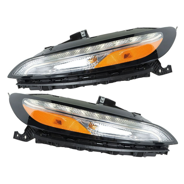 Replacement for 2014-2018 Jeep Cherokee Headlights w/DRL Running