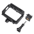 thumbnail image 1 of Sports Camera Protective Frame Motion Camera Protective Cover Protective Frame For Insta 360 Protective Cover For Insta 360 ABS Black Lightweight Portable Motion Camera Protective, 1 of 8