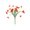 Red, variant on TONGYIJIA Artificial Violet Orchid Flowers, Faux Spring Grass Blooming Stems for Home Garden Wedding Party Indoor Outdoor Vase Arrangement