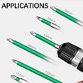 thumbnail image 2 of 6-Piece High-Strength Magnetic Screwdriver Bit Set Alloy Steel Anti-Slip Tips for Electric Drills & DIY Tasks, 2 of 8