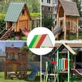 thumbnail image 2 of Kids Windproof Outdoor Playgrounds Canopy Replacement Sun Protective 210D Fabric Easy to Maintenance Cover for Backyards, 2 of 8