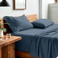 thumbnail image 2 of Bare Home Bering Sea Sandwashed Microfiber Sheet Set, Wrinkle Resistant, Deep Pocket, Queen, 2 of 7