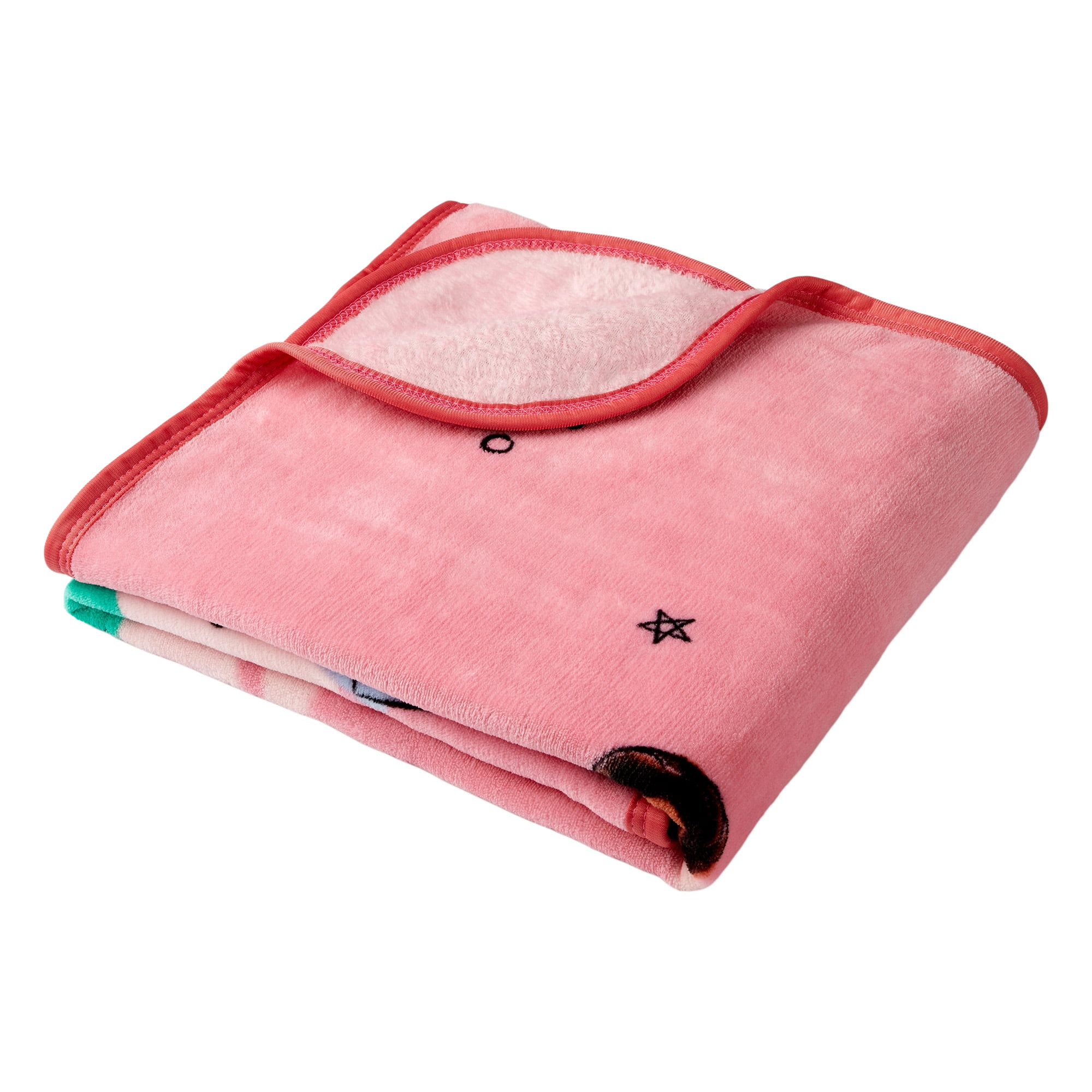 Disney Princess Kids Pink Print Fleece Throw Blanket, 46 x 60