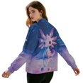 thumbnail image 3 of DISNIMO Axolotl Printed Jackets for Women Casual Sweatshirts Zip Up Outwear Long Sleeve Sweatshirts for Fall Winter, 4XL, 3 of 7