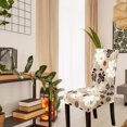 thumbnail image 4 of Chair Slip Cover Universal Flower Printed Stretchy Dining Room Chair Cover, 4 of 4