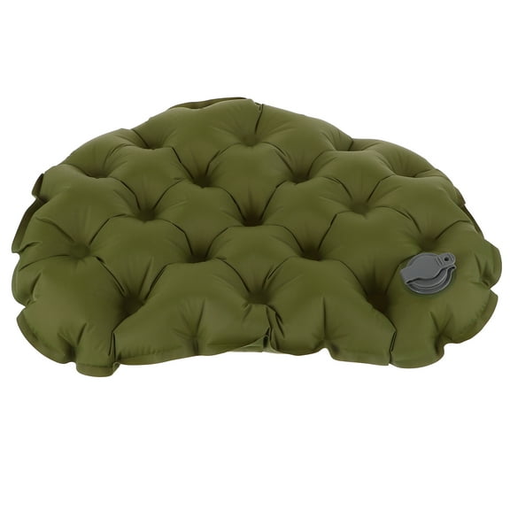 Folding Inflatable Cushion for Outdoor Seating, Beach, Airplane Use - Nylon Composite TPU, Portable 49x37.5x0.1cm