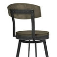 thumbnail image 4 of Conway 26" Barstool in Mineral Finish and Grey Walnut Seat, 4 of 5