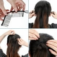 thumbnail image 4 of 3 Pieces Banana Hair Clips Clincher Comb, Casewin Banana Hair Grip No Crease Hair Clips for Natural Curly Thick Wavy Hair Ponytail Style and Up-Do (Black), 4 of 5