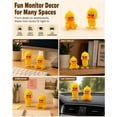 thumbnail image 4 of 3D Printed Angry Duck Adult Stress Relief Collectible Figurines | Funny Yellow Desk Decor for Office Home Dorm & Car, Collectible Ornaments, Ideal Novelty Gift for Friends & Coworkers (A), 4 of 6