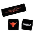 thumbnail image 5 of The Rock Dwayne Johnson I BRING IT Headband Wristbands Set, 5 of 5