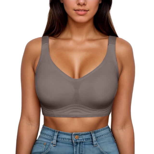 Brasier sin Varillas Mujer Sujetadores Deportivos para Mujer, con Tirantes, Acolchados, de Sujeción Media, para Yoga, Entrenamiento, Tops de Entrenamiento para Mujer Mediana