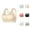 Beige, variant on Cooling Seamless Bras for Women Lace Racerback Wireless Push Up Bra Comfortable Sleeping Sports Bralettes Everyday Bra