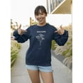 thumbnail image 2 of Deams Come True Peonies Sweatshirt Women -Image by Shutterstock, Female x-Large, 2 of 4