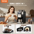 thumbnail image 2 of VEVOR 8-Cup Coffee Maker Drip Coffee Machine with 24-Hour Timer for Auto Brew, 2 of 9