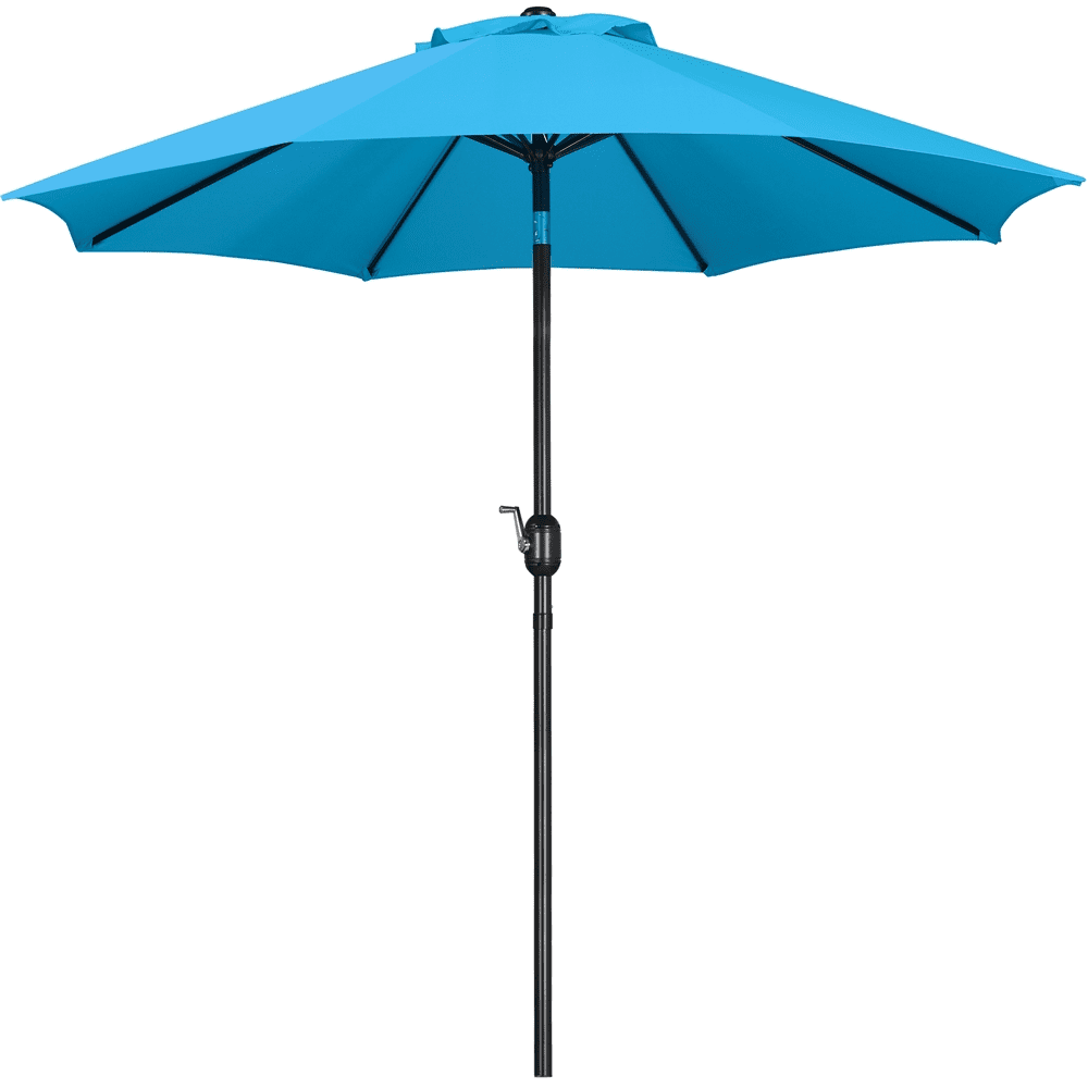 Yaheetech 9FT 8 Ribs Patio Umbrella W/ Push Button Tilt and Crank 