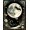 Black Gold Ivory, Pattern 14, variant on Design&I 8'x10' Washable Area Rug Snake Witchy Celestial Moon Design With Gothic Mystical Star Border for King Size Bedroom, Under Bed, Sleek Flatweave Pet Friendly