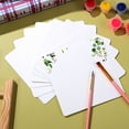 thumbnail image 3 of 50 tarjetas de acuarela en blanco, cartulina cuadrada blanca para pintar y dibujar, papel cuadrado para aulas y proyectos de bricolaje., 3 of 5