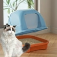 thumbnail image 2 of Zxareky Cat Litter Box with Lid Closed Kitten Litter Pan with Litter Scoop ,Cat Enclosed Toilet, 2 of 6